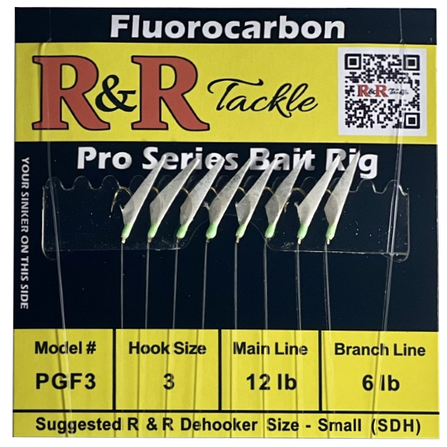 PGF Pro Series Fluorocarbon Bait Rigs – R&R Tackle Co.
