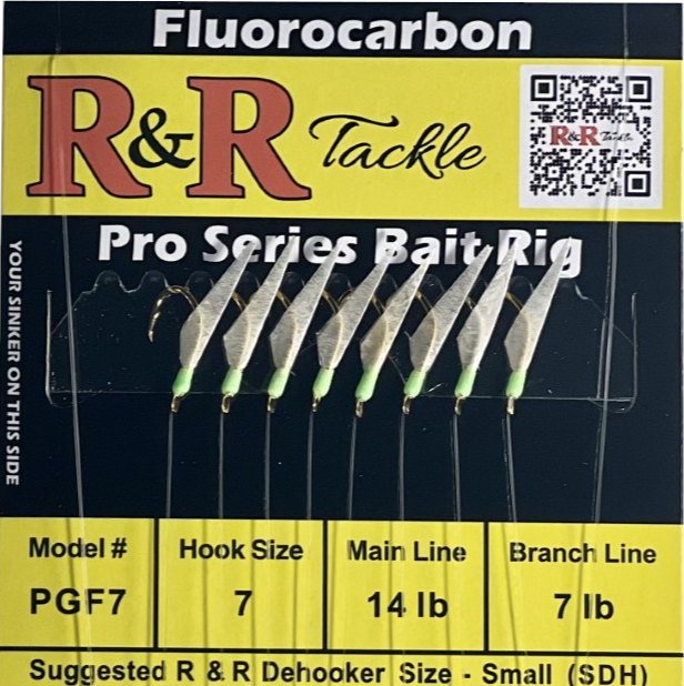 PGF Pro Series Fluorocarbon Bait Rigs