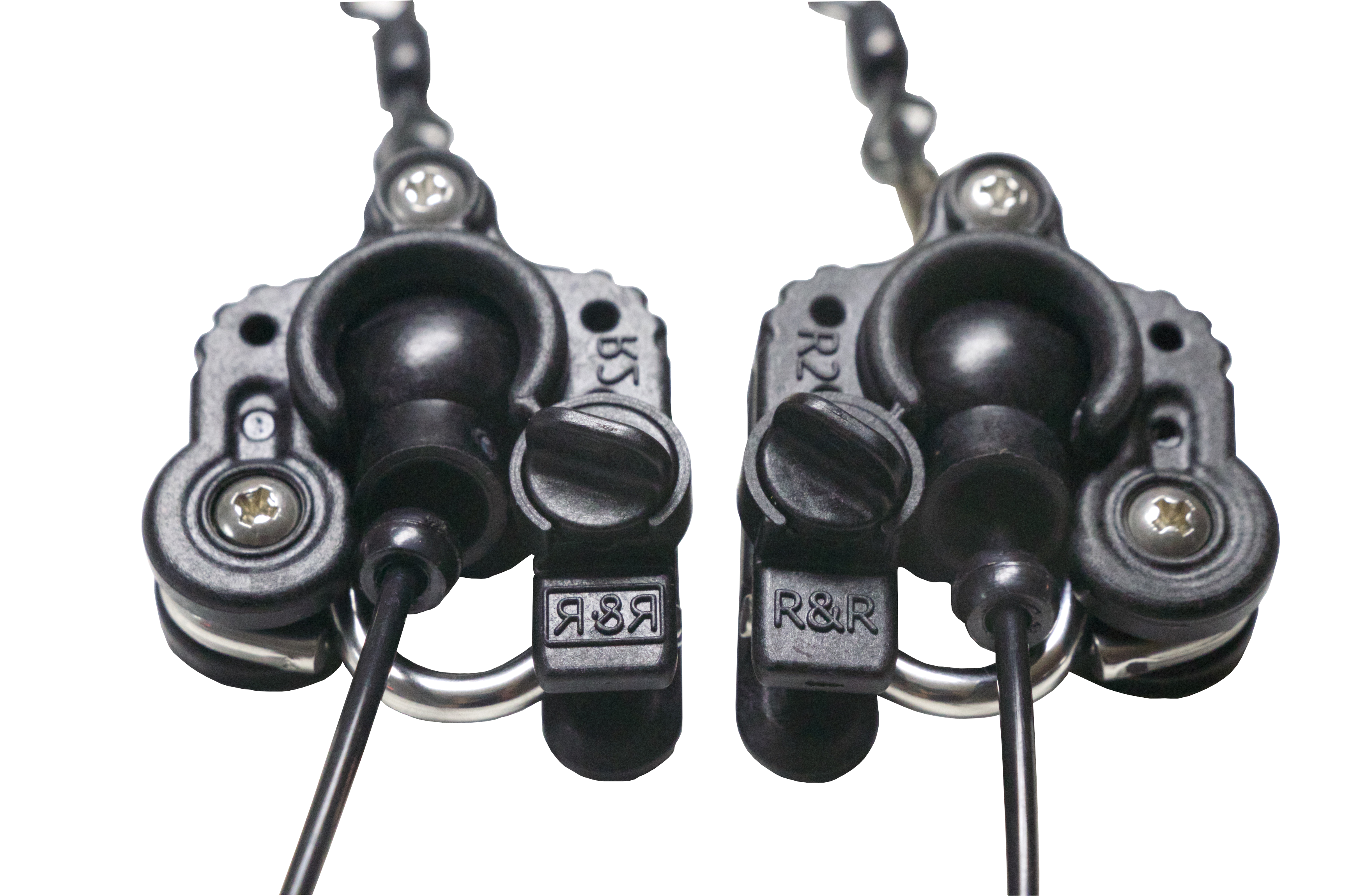 2pcs Downriggers Outrigger Release Clips with 1pc Double Loop