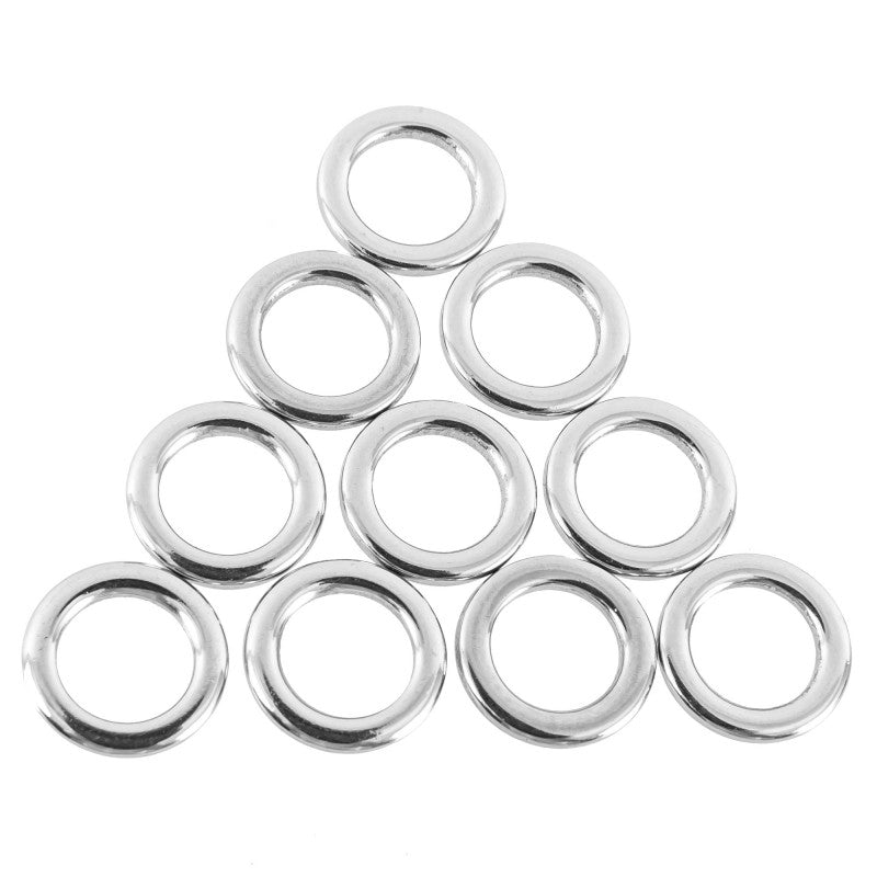 Polished Stainless Steel Kite Rings