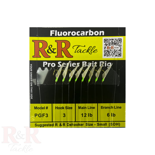 PGF Pro Series Fluorocarbon Bait Rigs - R&R Tackle Co. | Premium Saltwater Fishing Tackle