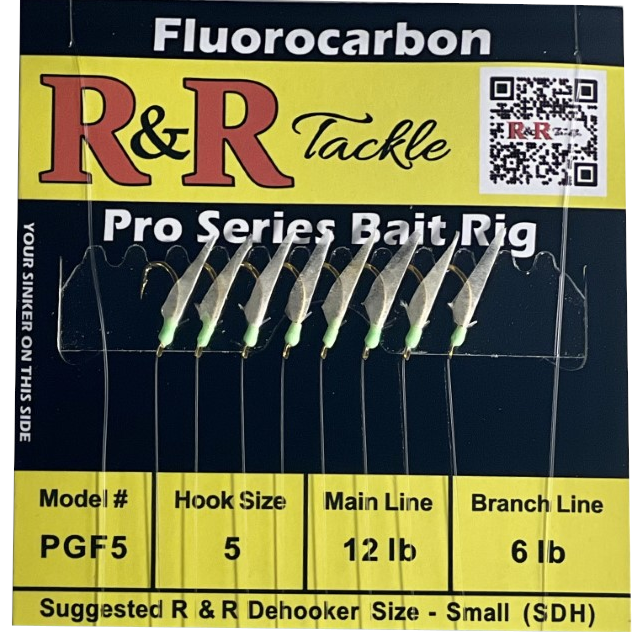 PGF Pro Series Fluorocarbon Bait Rigs