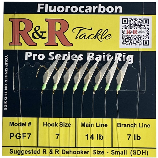 PGF Pro Series Fluorocarbon Bait Rigs