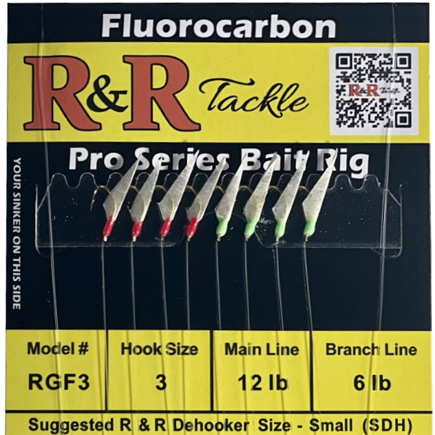 RGF Pro Series Fluorocarbon Bait Rig – R&R Tackle Co.